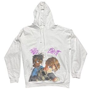 999 Club Juice WRLD X The Kid Laroi Remind Me Of You Butterfly Hoodie Large